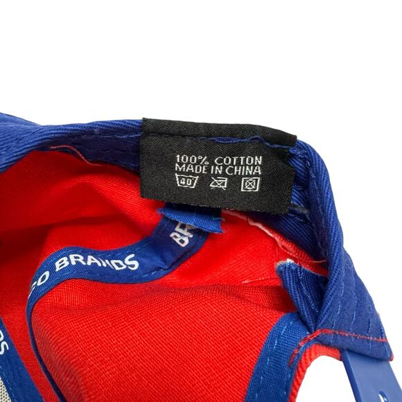 Charms Blow Pop SnapBack Canvas Cap Hat Red White Blue Cotton One Size Adult - Picture 7 of 7